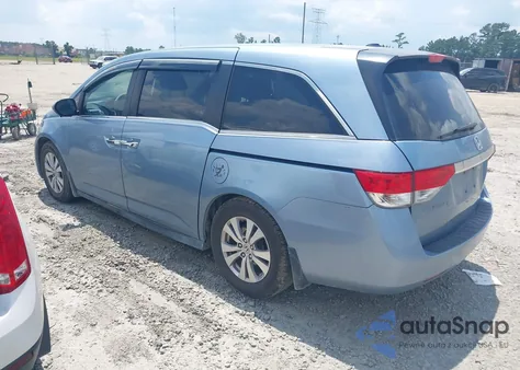 2014 Honda Odyssey Ex-L from USA, damaged, VIN 5FNRL5H62EB070838